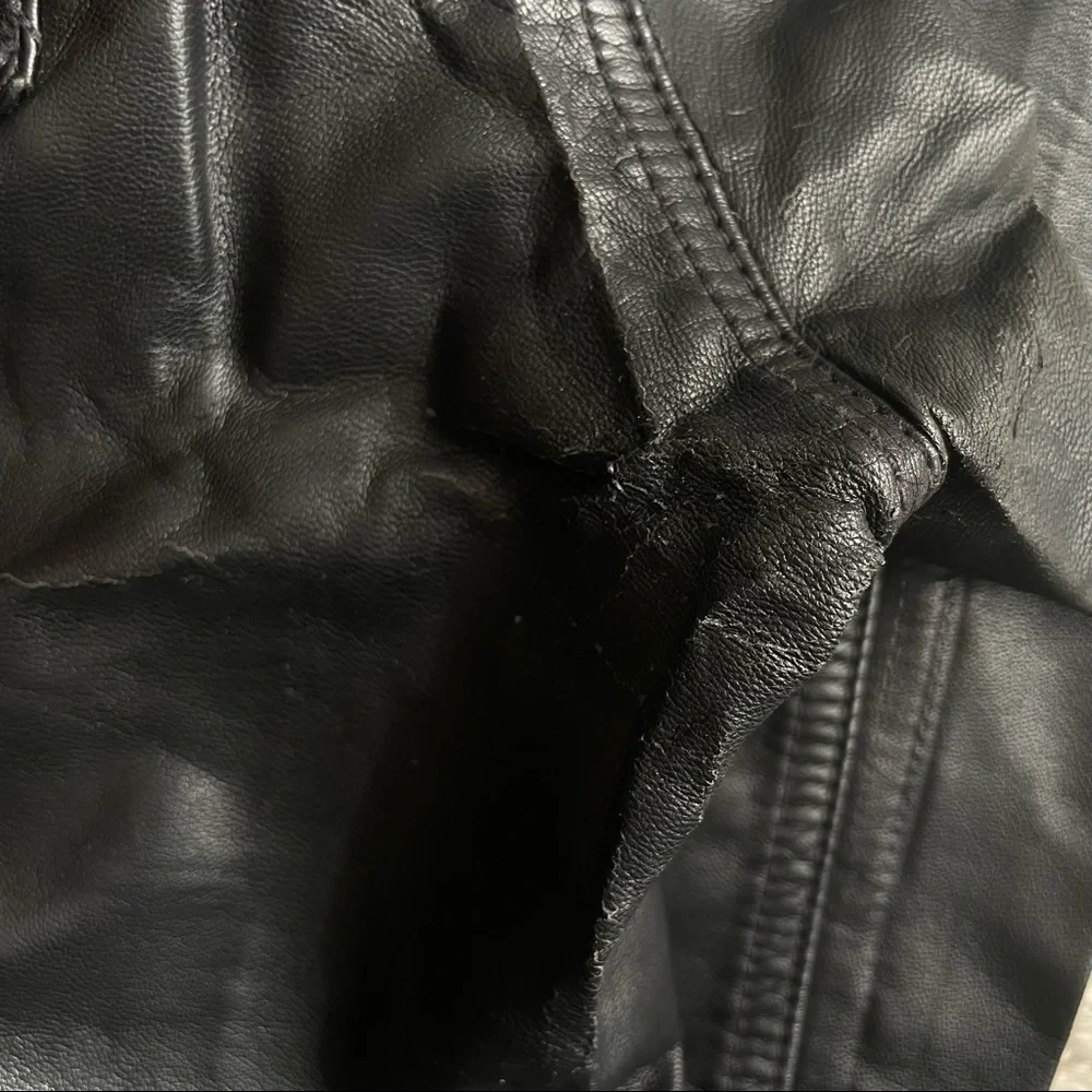 Mother Faux Leather Pants - Picture 6 of 6